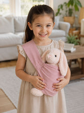 Fular mini rosado
