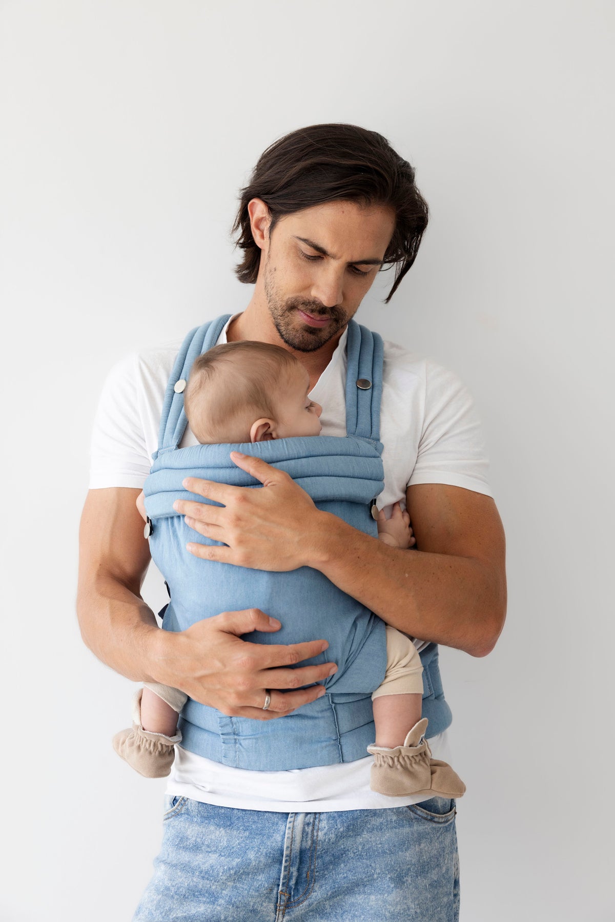 Mochila ergonómica evolutiva BALANCE DENIM
