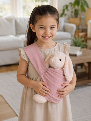 Fular mini rosado